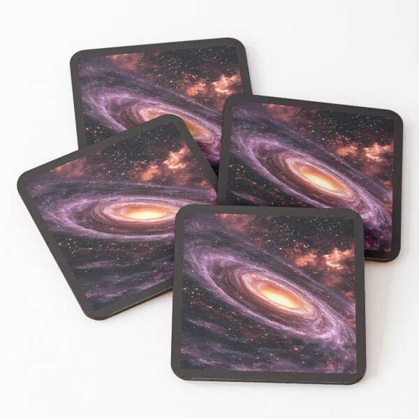 Item preview, Purple Spiral Galaxy In Space Artwork  designed and sold by NivyasArtistry.