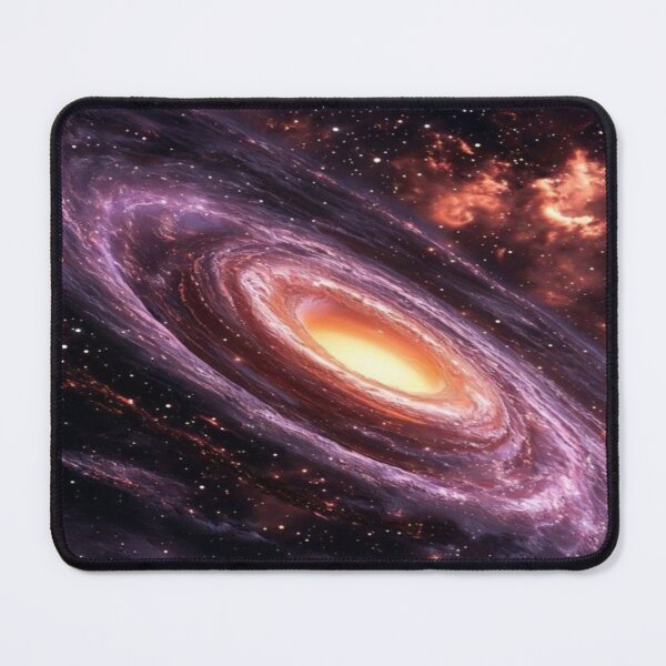 Item preview, Purple Spiral Galaxy In Space Artwork designed and sold by NivyasArtistry.