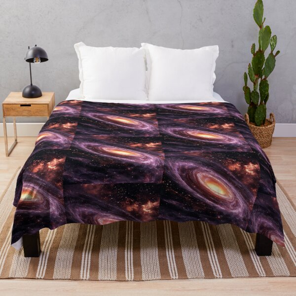 Item preview, Purple Spiral Galaxy In Space Artwork designed and sold by NivyasArtistry.