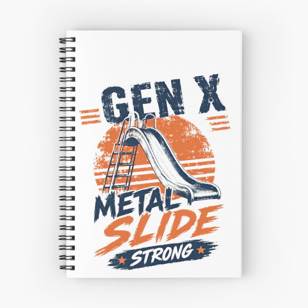 Artikelvorschau, Gen X Metal Slide Starke Generation X Nostalgie 70er 80er Kind entworfen und verkauft von RetroMini2026.