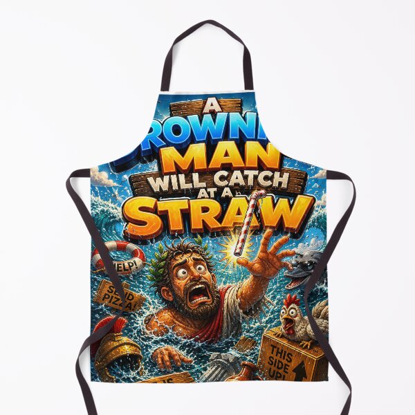 Item preview, A DROWNING MAN WILL CATCH AT A STRAW designed and sold by Smoothseer.