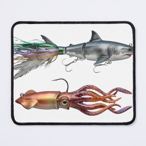 Item preview, Shark & Copper Squid Fishing Lures designed and sold by Eepgun.