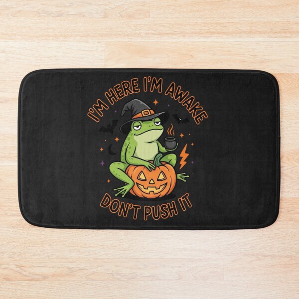 Item preview, Halloween I'm here I'm awake Don't Push it Frog T-shirt designed and sold by Empire23Designs.