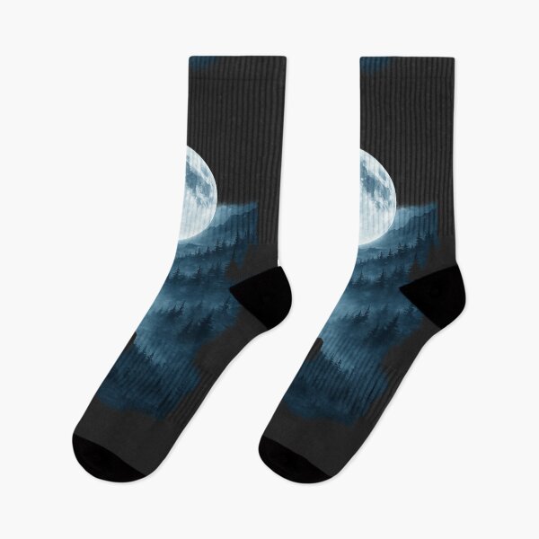 Item preview, Lone Wolf Under Full Moon Wilderness Art designed and sold by Print Print On.