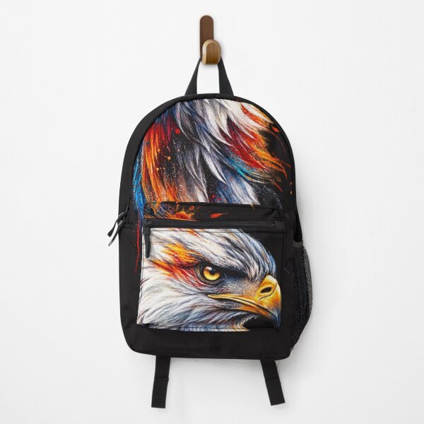 Item preview, Color Splash Eagle – Vibrant Wildlife Bird of Prey Art designed and sold by wildflux.