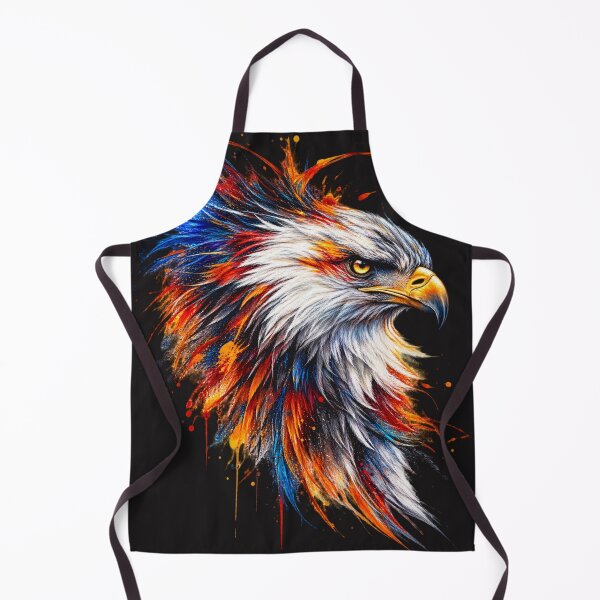 Item preview, Color Splash Eagle – Vibrant Wildlife Bird of Prey Art designed and sold by wildflux.