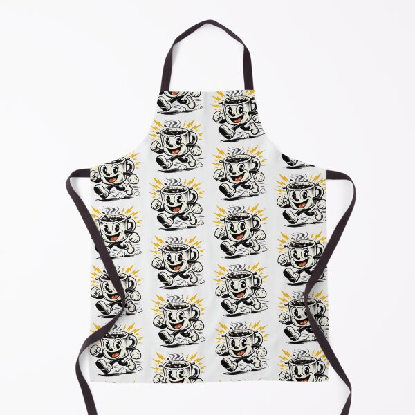 Item preview, Vintage Cartoon Coffee Mug Happy Caffeine Art designed and sold by Ink-verse-.