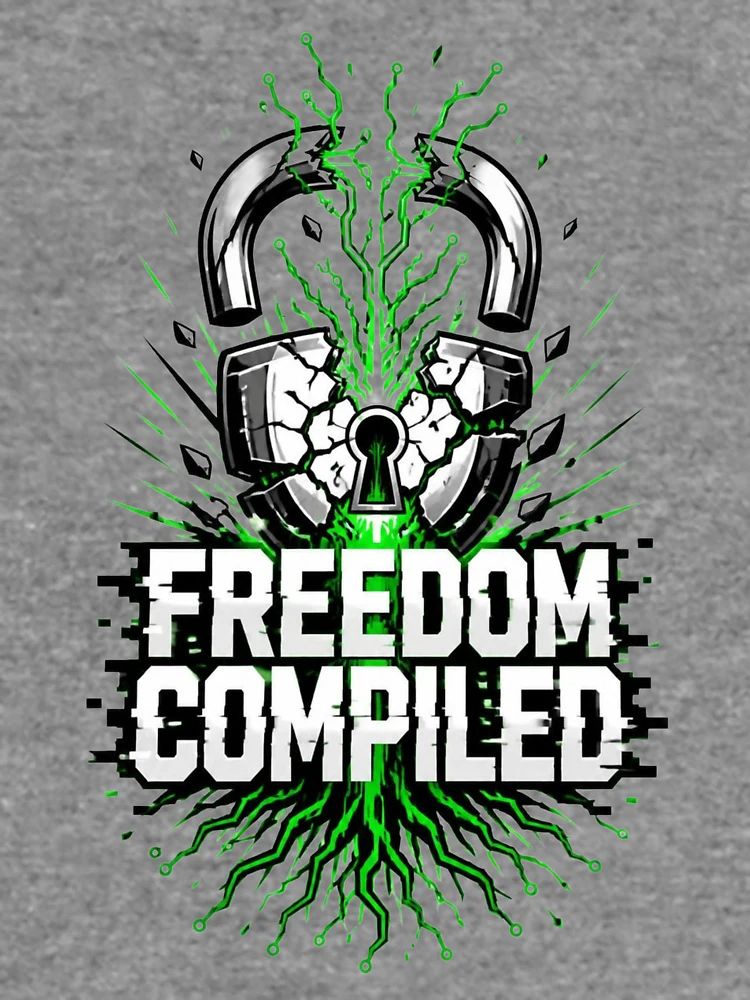 Thumbnail 6 von 6, Leichter Pullover, Freedom Compiled – Linux Open Source Tech designt und verkauft von DarkCodeLabs1.