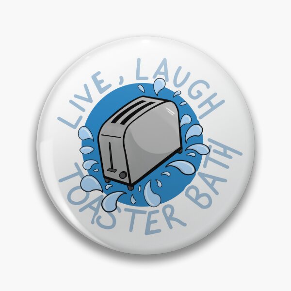 Item preview, Live Laugh Toaster Bath designed and sold by ClarissaDoodles.