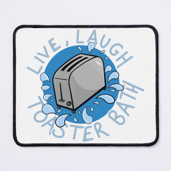 Item preview, Live Laugh Toaster Bath designed and sold by ClarissaDoodles.