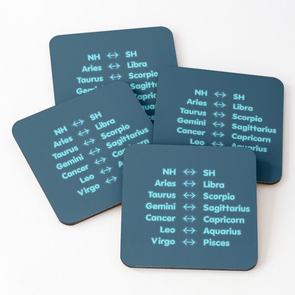 Item preview, North-South Astrology Sign Correlation designed and sold by elearah1.