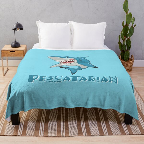 Item preview, Pescatarian (on Lt. Aqua) designed and sold by PawsitiveMum3.