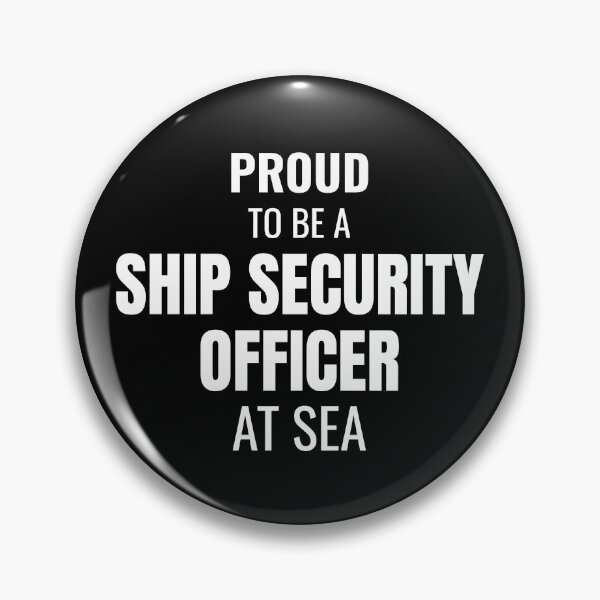 Item preview, Proud to be a Ship Security Officer at Sea (White) designed and sold by ShipCrewNation.