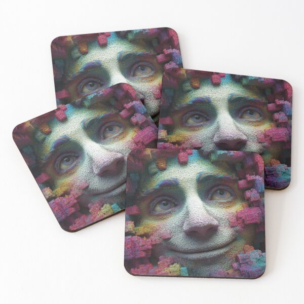Item preview, Surreal Colorful Face Abstract Portrait designed and sold by GSizzle1.