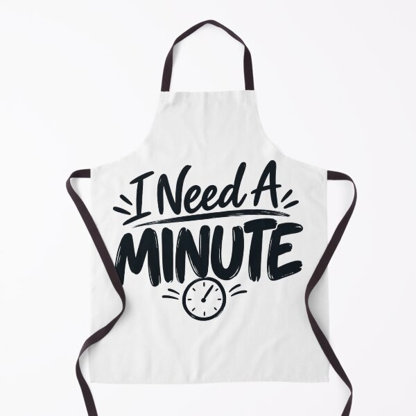 Item preview, I Need A Minute – Funny Minimal Typography designed and sold by wildflux.