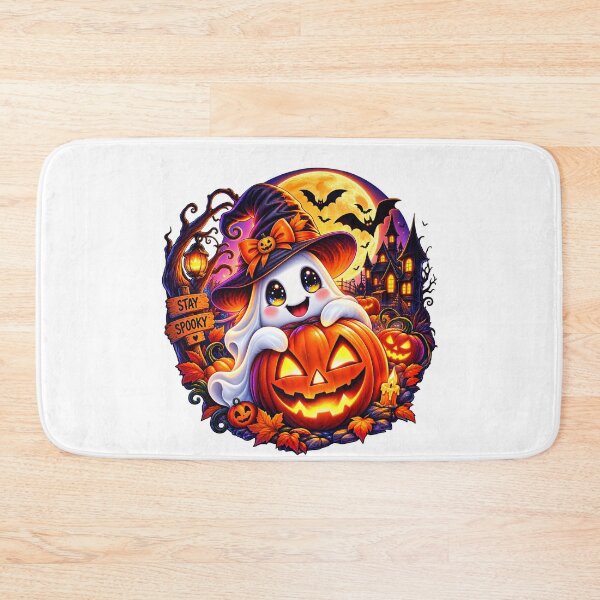 Item preview, Cute Halloween Ghost Pumpkin – Spooky Season designed and sold by ArtSpark Studio.