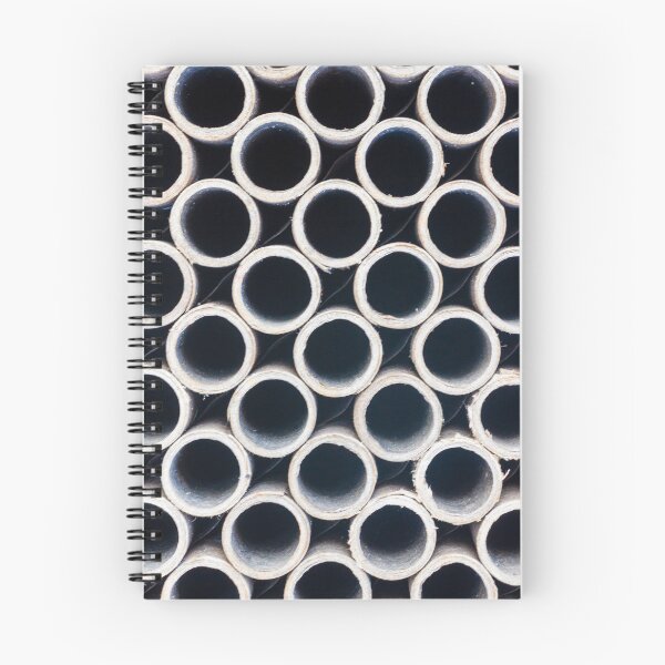 Item preview, Stacked Cardboard Tubes Pattern Background — Repeating Hollow Circles Texture and Industrial Paper Geometry designed and sold by Nmallia.