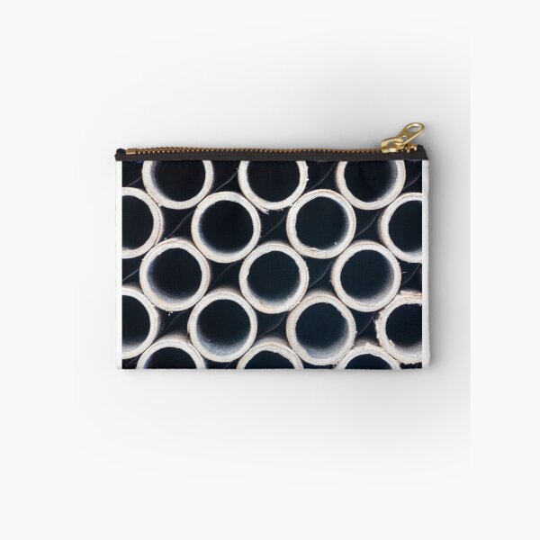 Item preview, Stacked Cardboard Tubes Pattern Background — Repeating Hollow Circles Texture and Industrial Paper Geometry designed and sold by Nmallia.