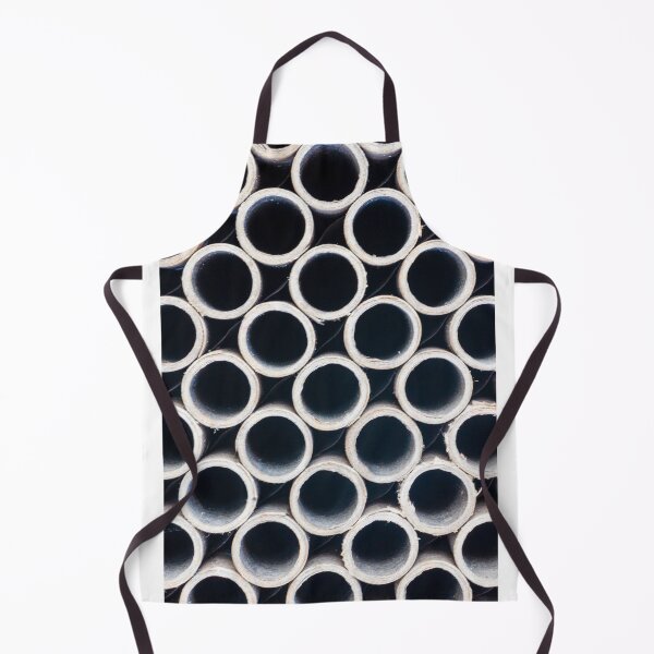 Item preview, Stacked Cardboard Tubes Pattern Background — Repeating Hollow Circles Texture and Industrial Paper Geometry designed and sold by Nmallia.