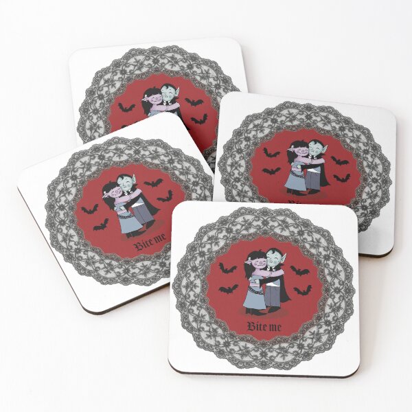 Item preview, hugging vampires BITE ME designed and sold by printedbynaomi.