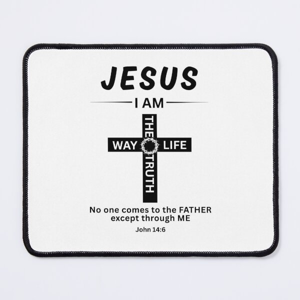 Item preview, John 14:6 – I Am the Way, the Truth and the Life | Christian Bible Verse Design designed and sold by Conduit Tees.