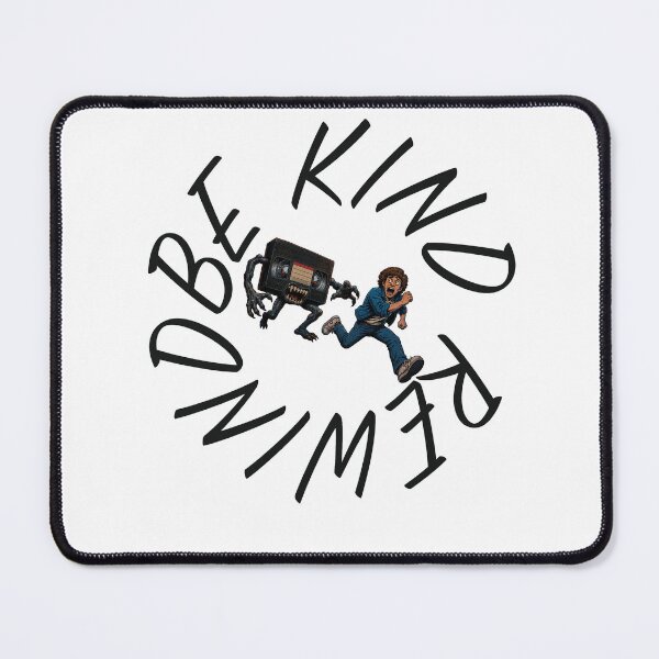 Item preview, BE KIND REWIND ANGRY VHS ATTACKING CUSTOMER WHO DID NOT REWIND designed and sold by CHRIS CRAY.