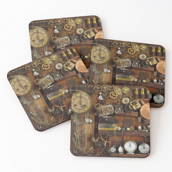 Item preview, Steampunk clock ancient time designed and sold by Cinzia Murgia.