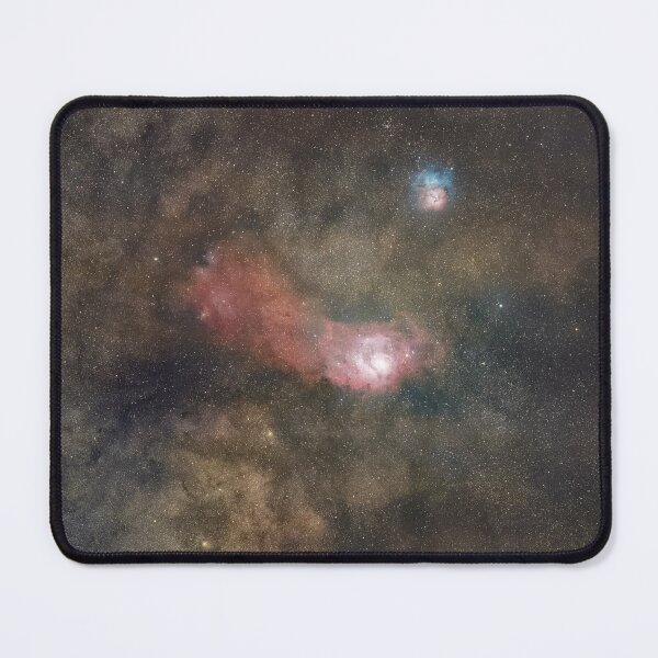 Item preview, M8 Lagoon + M20 Trifid designed and sold by Norwich Astro Prints.