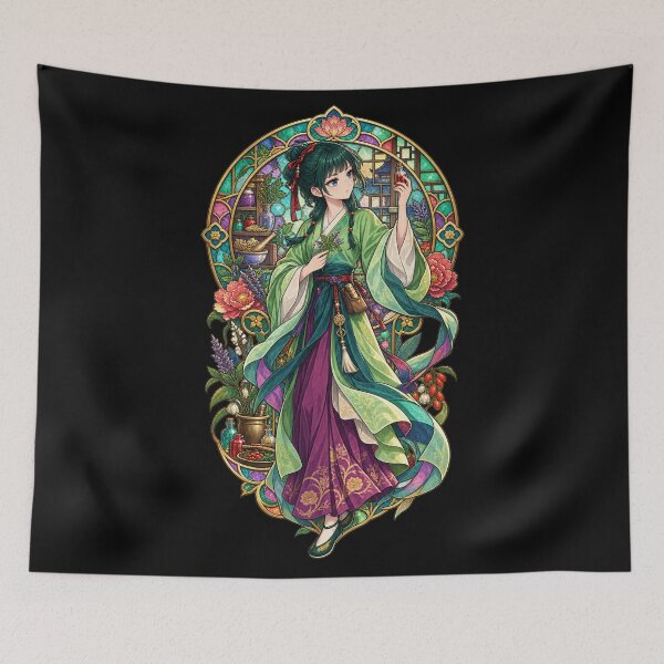 Item preview, Maomao Stained Glass Portrait designed and sold by neezarro.