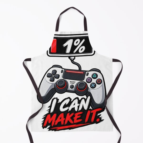 Item preview, 1% Battery I Can Make It Funny Gamer Gaming Humor designed and sold by wildflux.