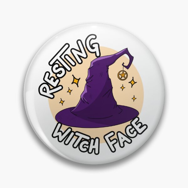 Item preview, Resting Witch Face designed and sold by ClarissaDoodles.