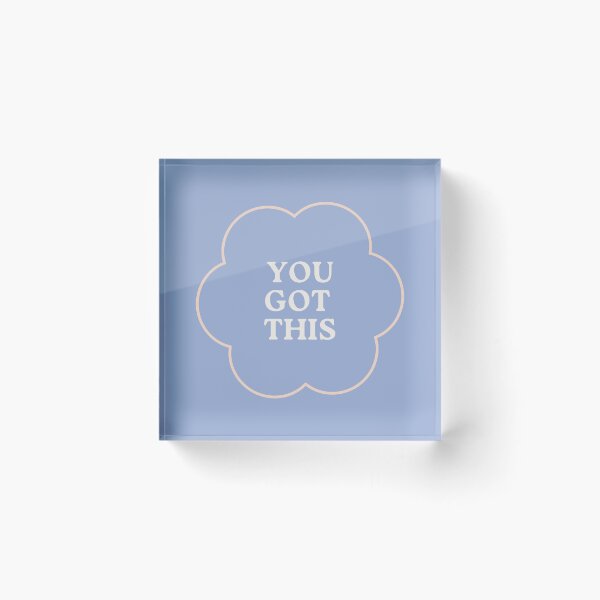 Item preview, You Got This - Aesthetic Flower Typography designed and sold by MiaBellaGirl.