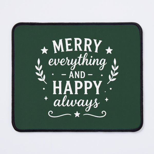 Item preview, Merry Everything and Happy Always – Festive Holiday Art designed and sold by Tklezardesigns.