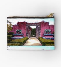 Red Wall Of Elephants Duo Studio Pouch
