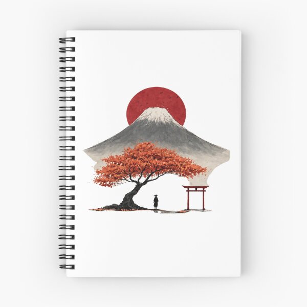 Item preview, Crimson Dawn Japanese Landscape designed and sold by EgoSovereign.