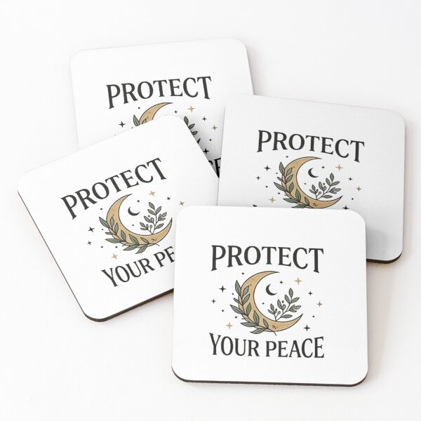 Item preview, Protect Your Peace — Minimalist Wellness & Self Care Design designed and sold by Tipsy24.