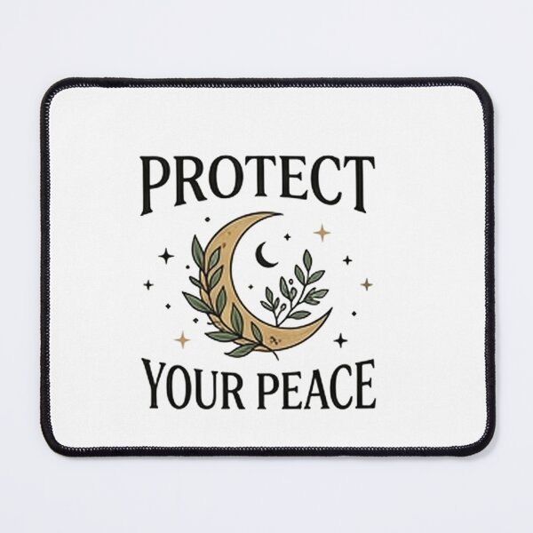 Item preview, Protect Your Peace — Minimalist Wellness & Self Care Design designed and sold by Tipsy24.