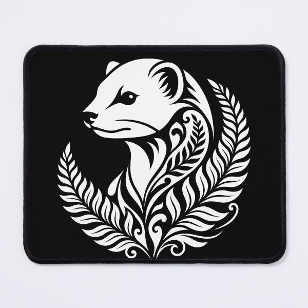 Item preview, Elegant Ferret Botanical Fern Vector Illustration designed and sold by ZUMERI.