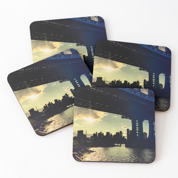 Item preview, Manhattan Skyline Bridge New York City  designed and sold by eleonoraingrid.