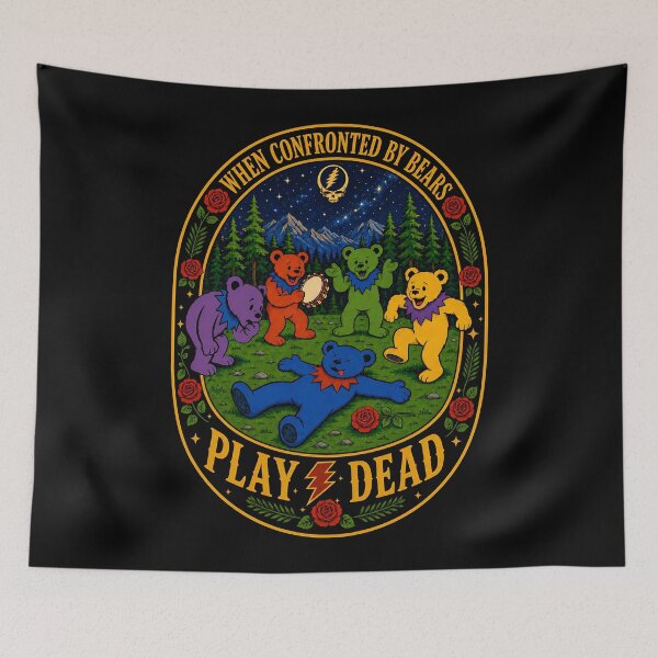 Item preview, When Confronted By Bears Play Dead Dancing Bears Vintage  designed and sold by zwawji.