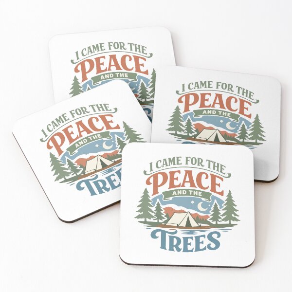 Item preview, I Came for the Peace and the Trees Funny Gift for Campers, Nature Lovers & Students designed and sold by stylishdzign.