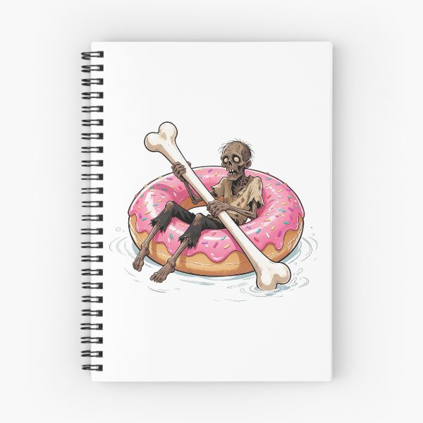 Item preview, Zombie Rowing Donut Pool Float Art designed and sold by The Mellonaire.