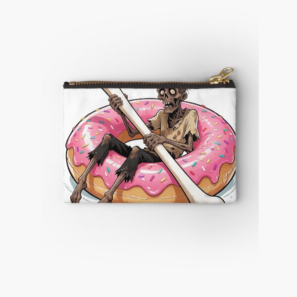 Item preview, Zombie Rowing Donut Pool Float Art designed and sold by The Mellonaire.