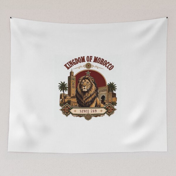Item preview, Atlas Lion Kingdom of Morocco Since 789 Moroccan Architecture designed and sold by Bybushralab.