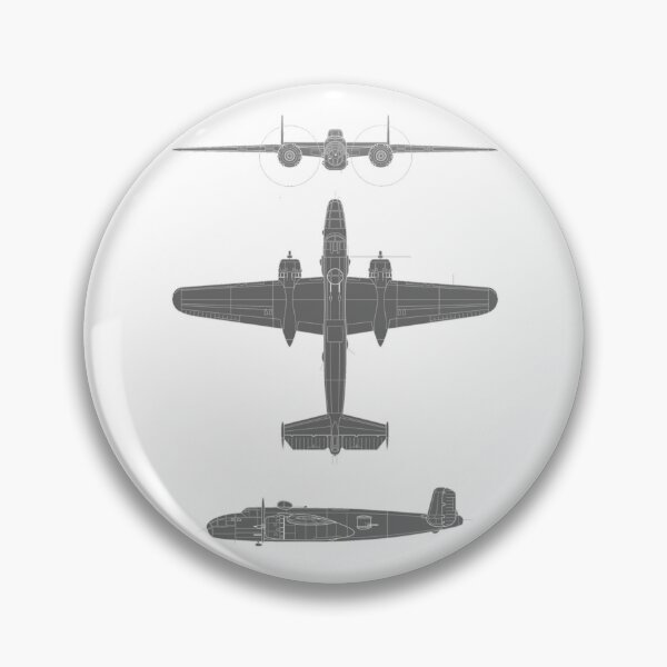 Item preview, north American aviation B25 mitchell designed and sold by PilotandPlane.