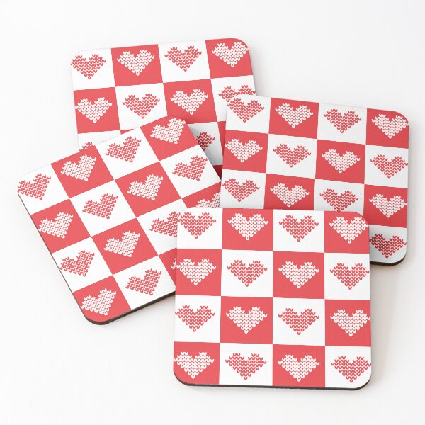 Artikelvorschau, Valentinstag-Quadratmuster entworfen und verkauft von IrynaAlex.