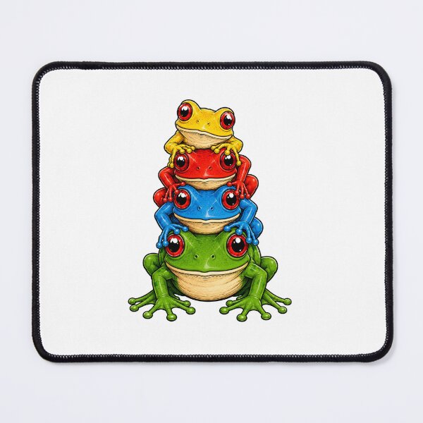 Item preview, Cute Kawaii Frog Pile design designed and sold by BornBorn.
