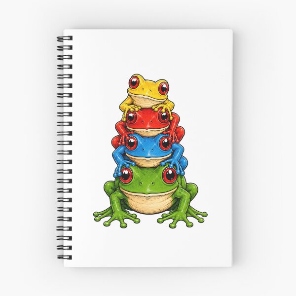 Item preview, Cute Kawaii Frog Pile design designed and sold by BornBorn.