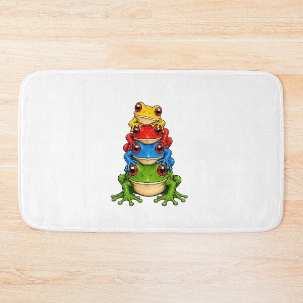 Item preview, Cute Kawaii Frog Pile design designed and sold by BornBorn.