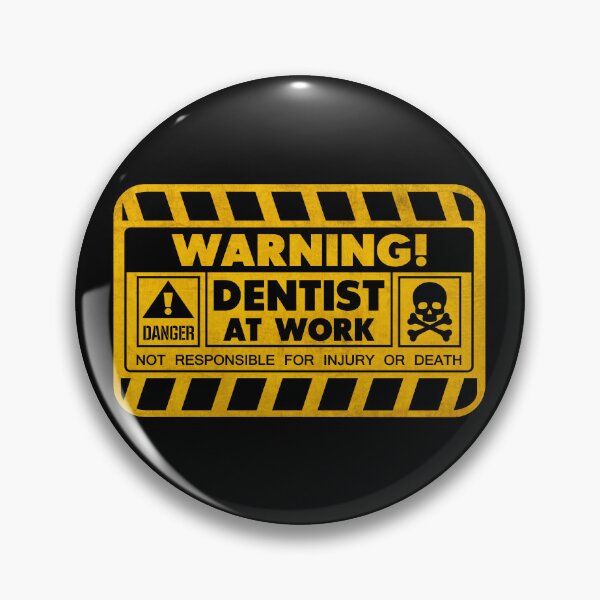Item preview, Warning Dentist At Work designed and sold by helenacooper.